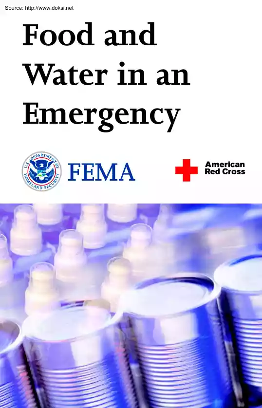 Food and Water in an Emergency
