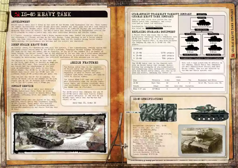 IS-85 Heavy Tank