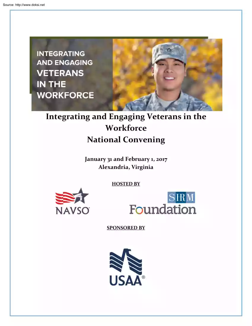 Integrating and Engaging Veterans in the Workforce