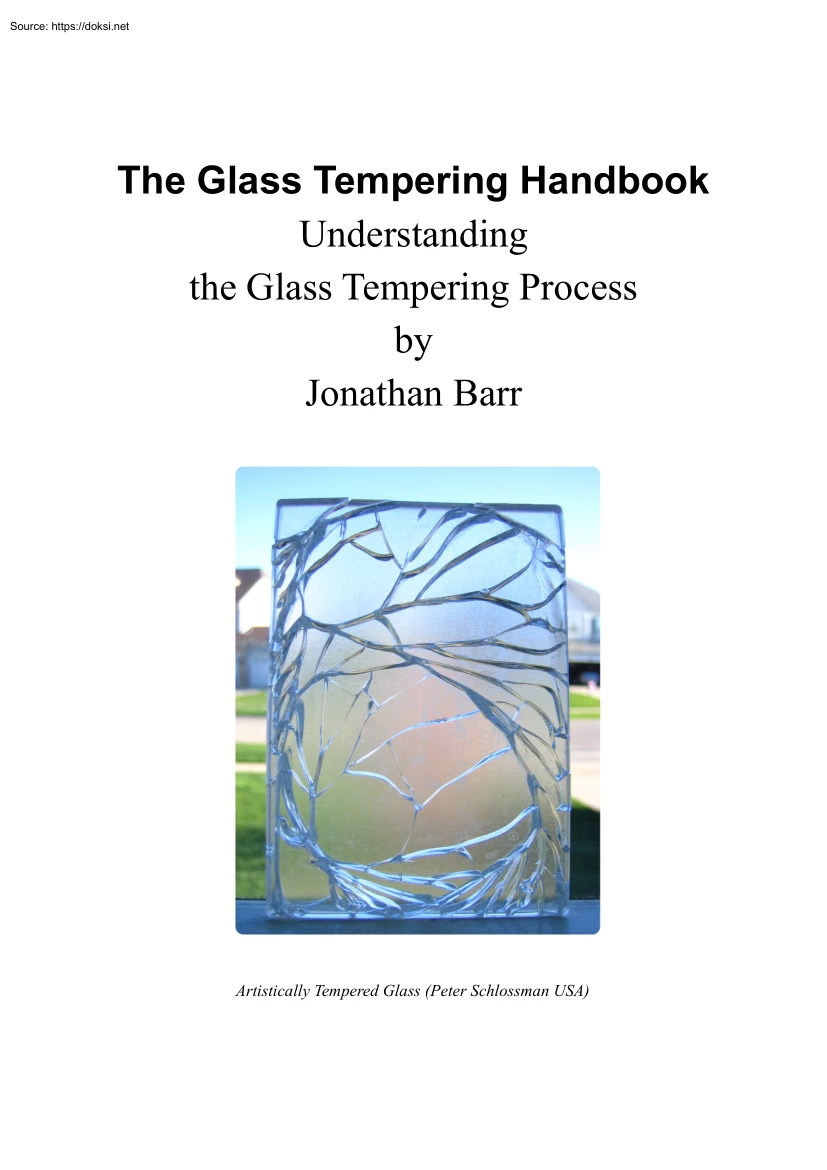 Jonathan Barr - The Glass Tempering Handbook