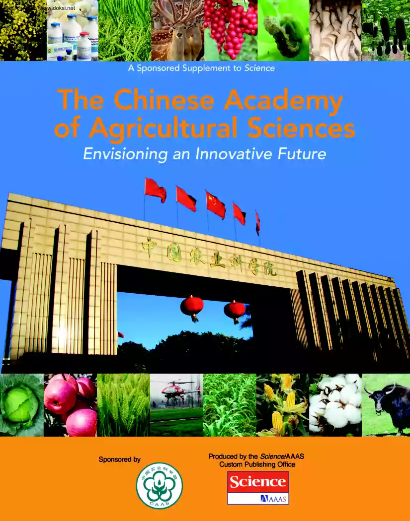 The Chinese Academy of Agricultural Sciences, Envisioning an Innovative Future
