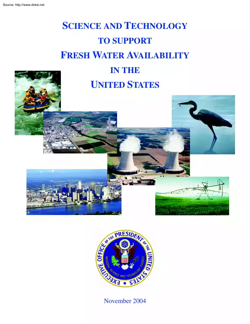 Science and Technology to Support Fresh Water Availability in the United States