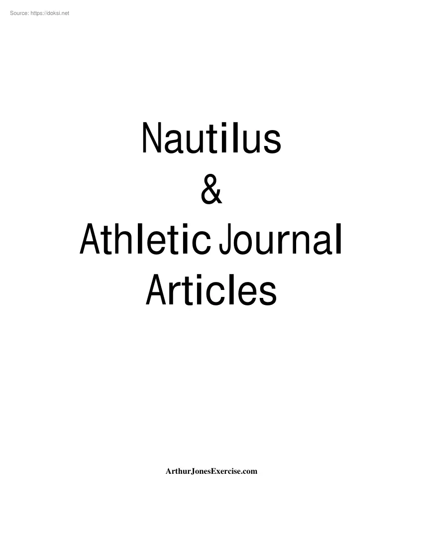 Responses to Exercise