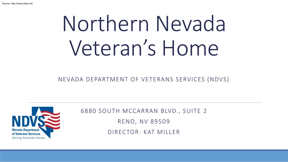 Northern Nevada Veterans Home