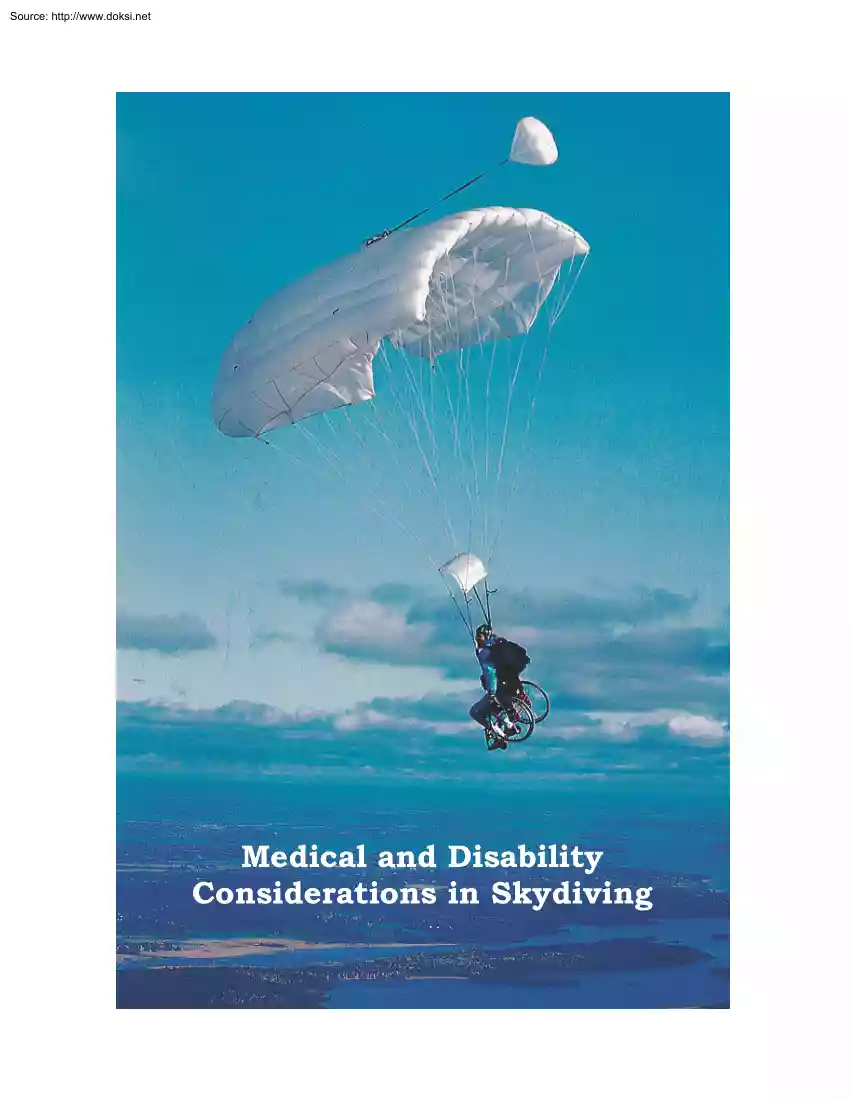Medical and Disability Consideration in Skydiving