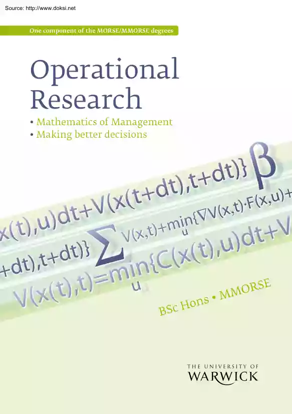 Operational Research