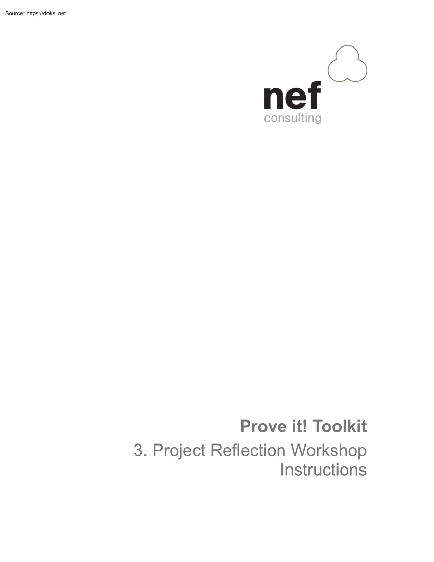 Project Reflection Workshop Instructions