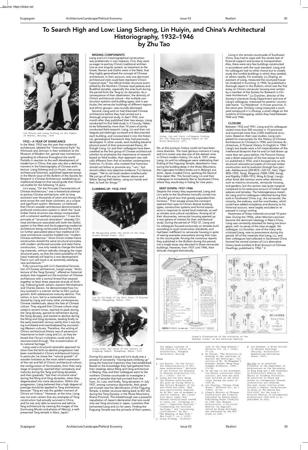 Zhu Tao - To Search High and Low, Liang Sicheng, Lin Huiyin, and Chinas Architectural Historiography, 1932-1946