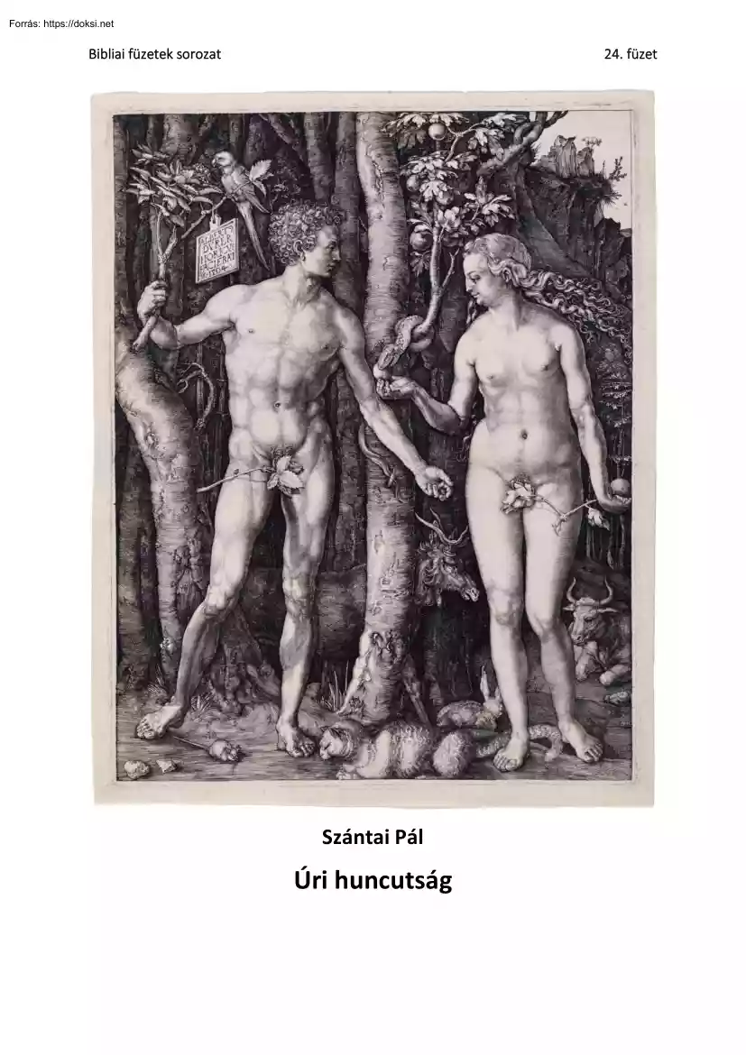 Szántai Pál - Úri huncutság