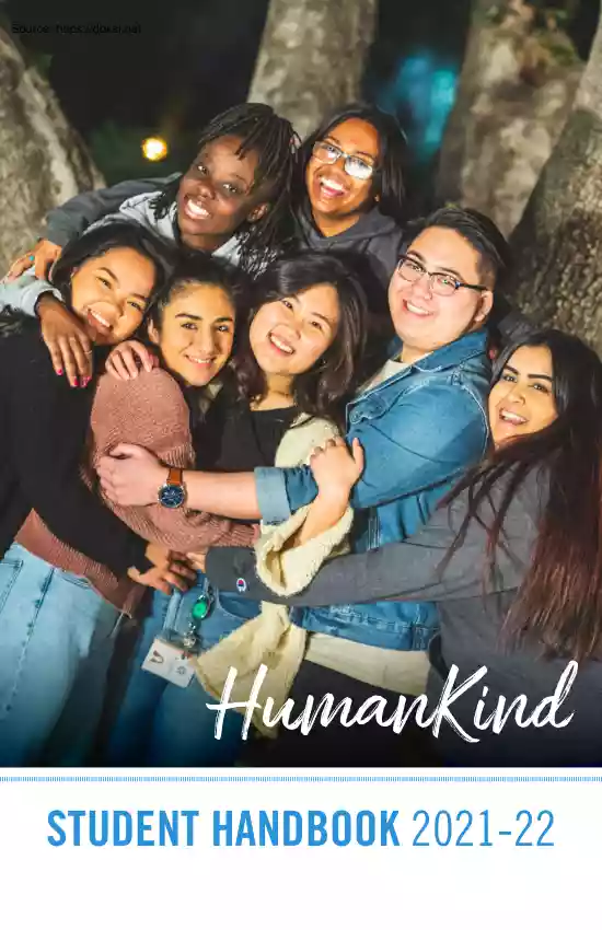 HumanKind, Student Handbook