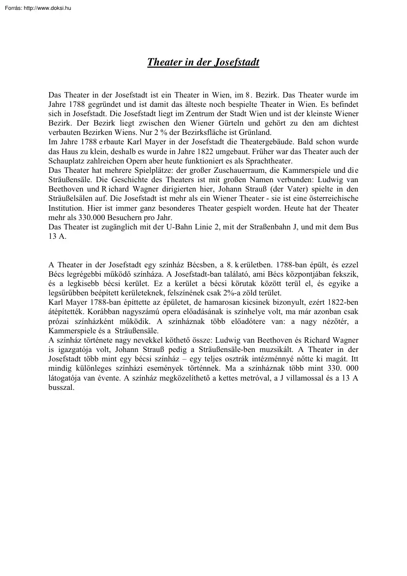 Theater in der Josefstadt