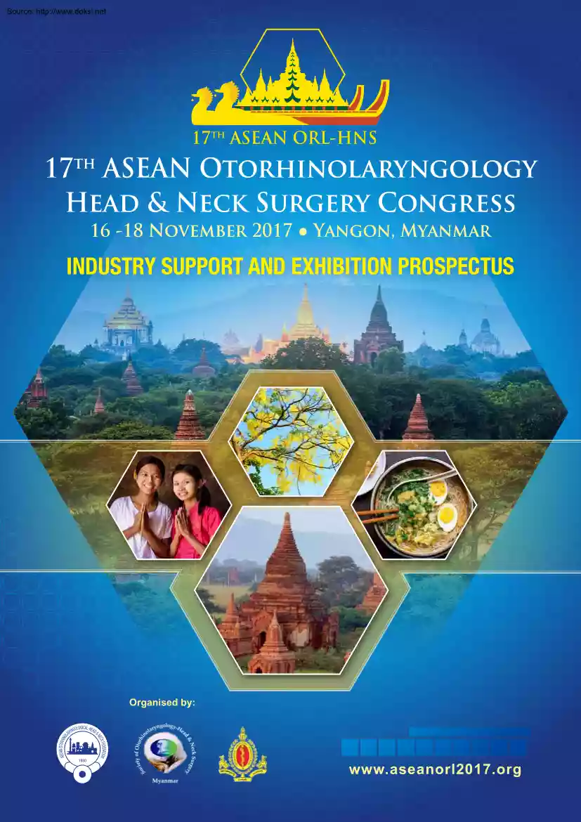 17th Asean Otorhinolaryngology Head and Neck Surgery Congress, Industry Support and Exhibition Prospectus
