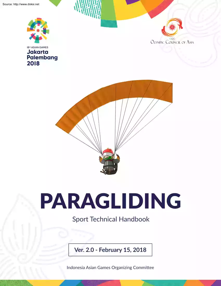 Paragliding, Sport Technical Handbook