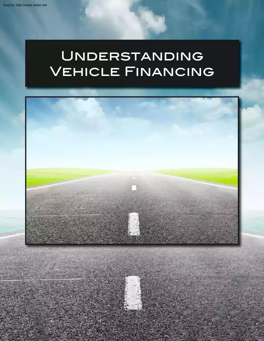 Understanding Vehicle Financing
