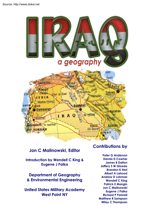 Jon C Malinowski - Iraq, Geography