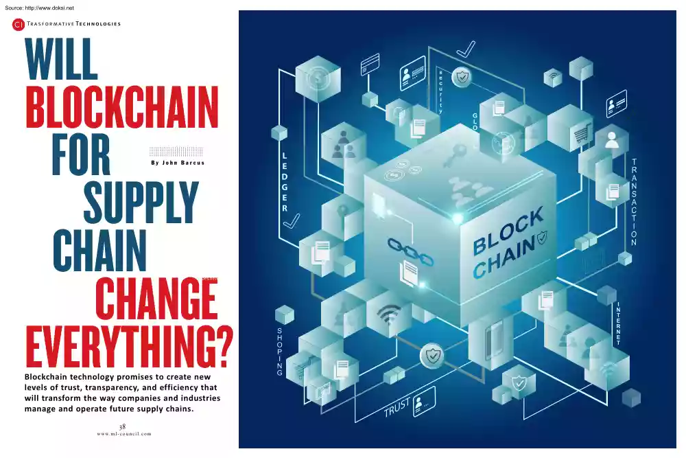 John Barcus - Will Blockchain for Supply Chain Change Everything