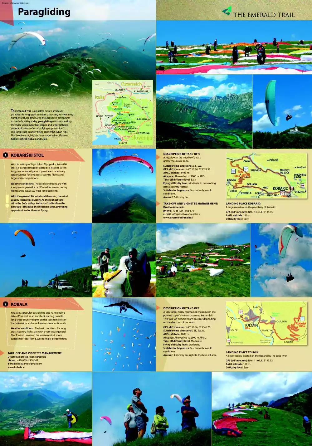 Paragliding, The Emerald Trail