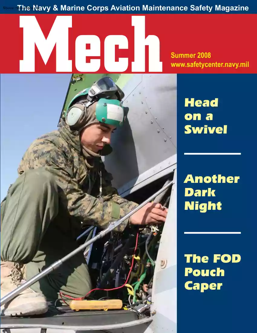 The Navy and Marine Corps Aviation Maintenance Safety Magazine