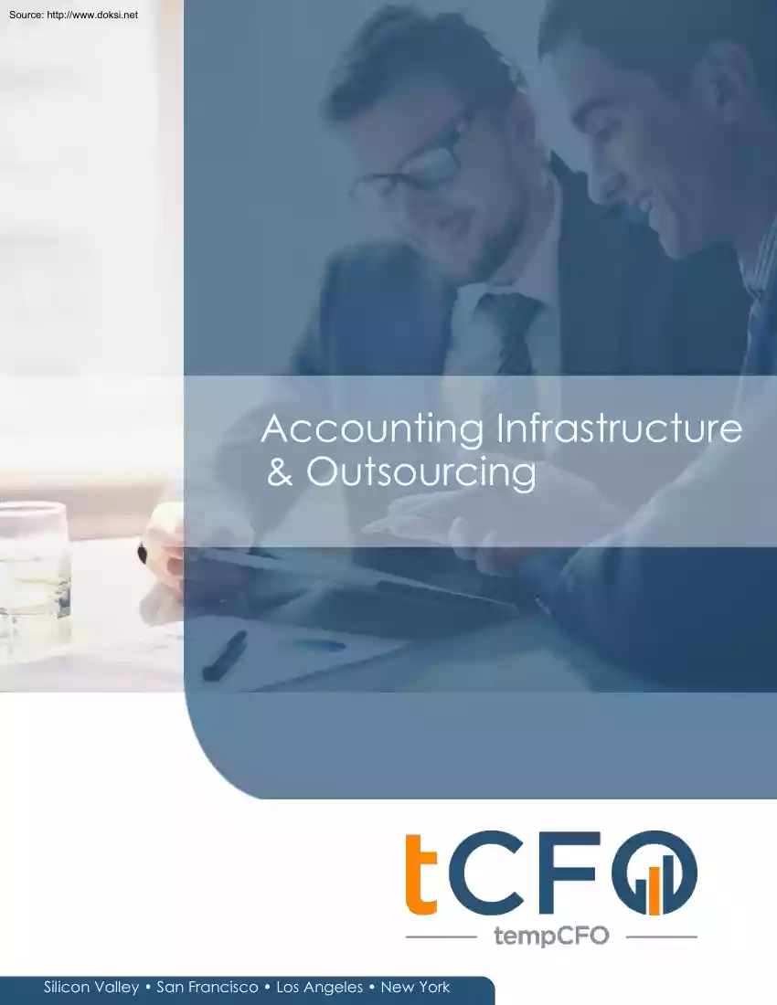 Accounting Infrastructure and Outsourcing