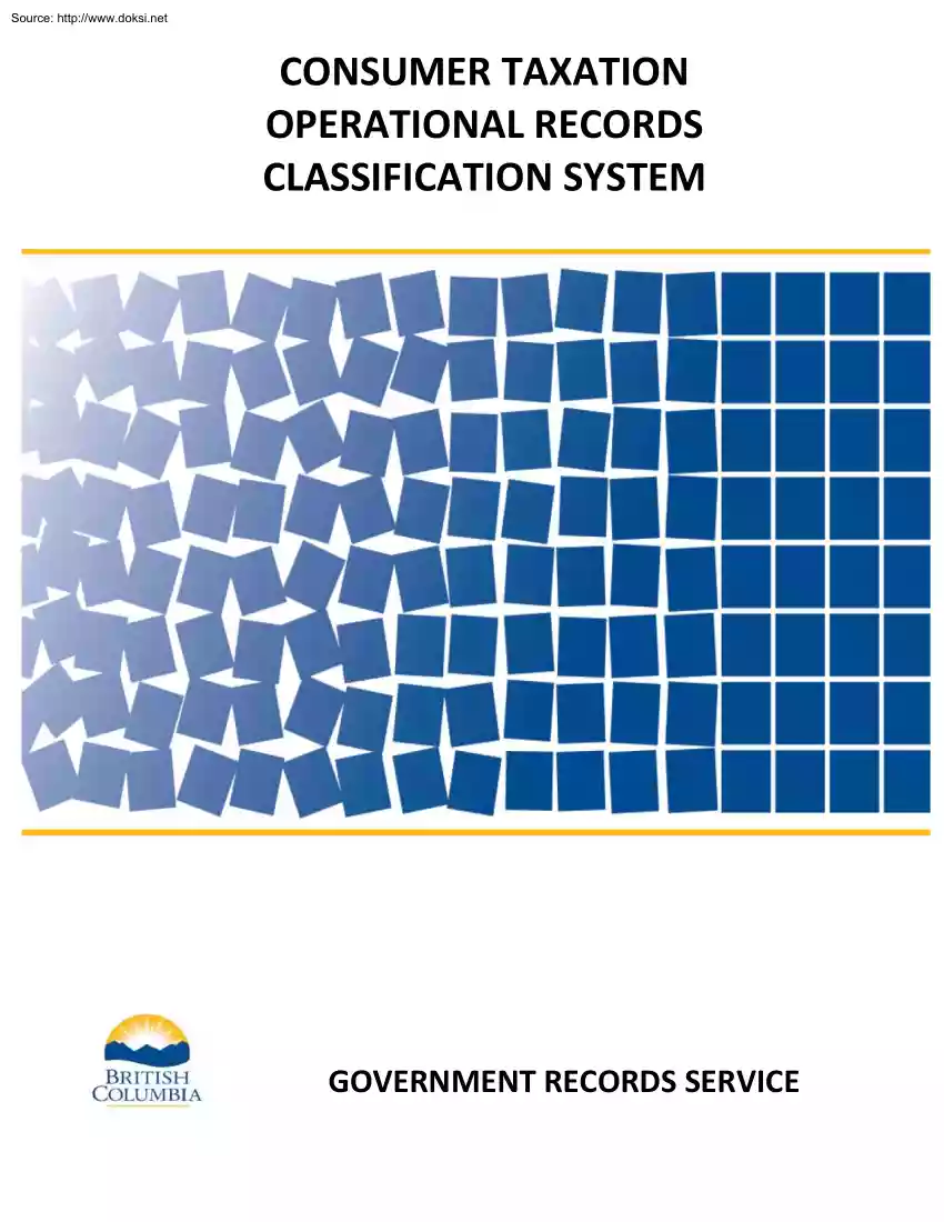 Consumer Taxation Operational Records Classification System