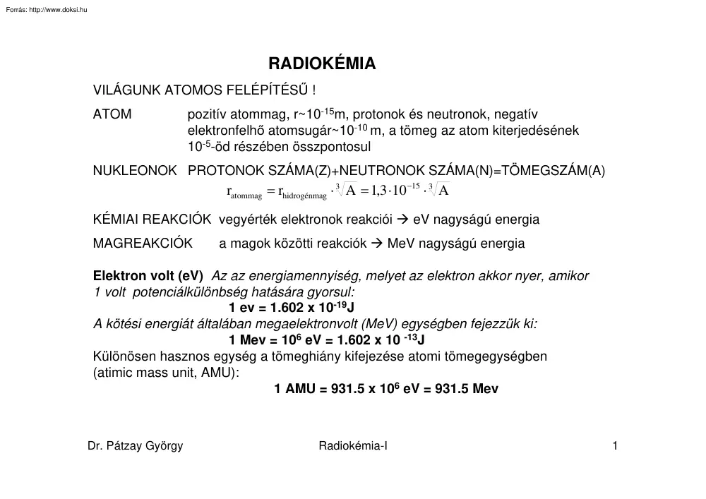 Radiokémia