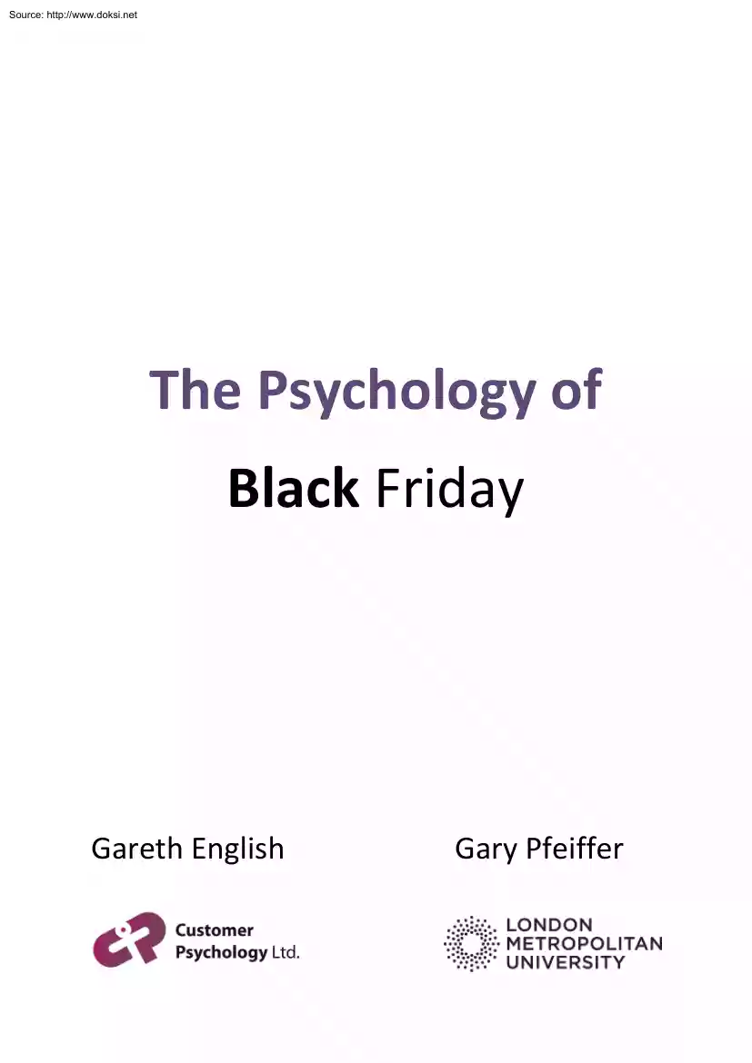 English-Pfeiffer - The Psychology of Black Friday