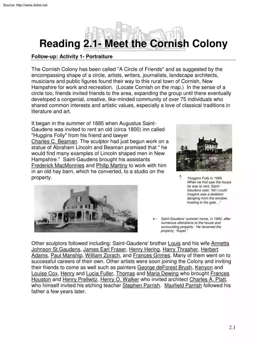 Meet the Cornish Colony