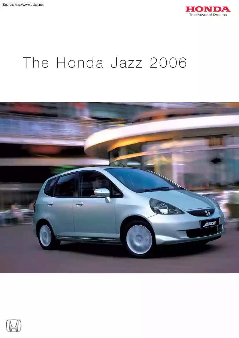 Honda Jazz Catalogue, 2006