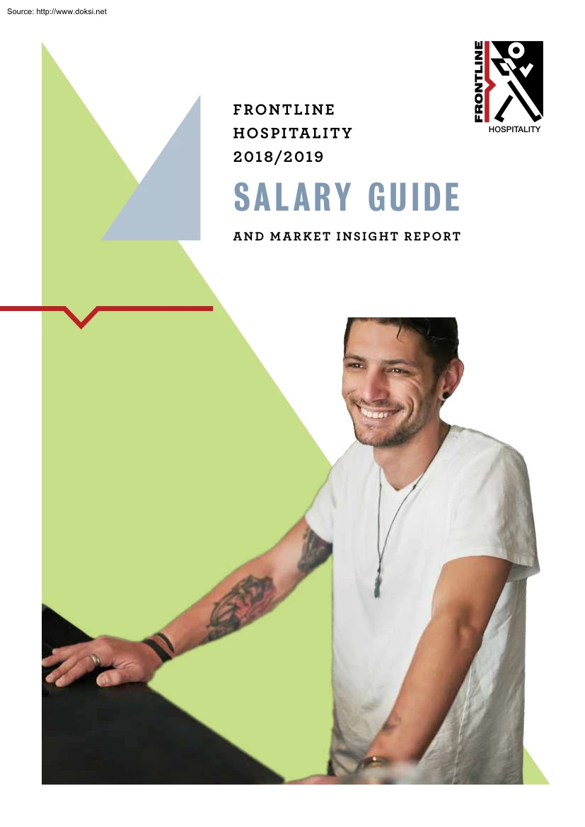 Frontline Hospitality Salary Guide and Market Insight Report
