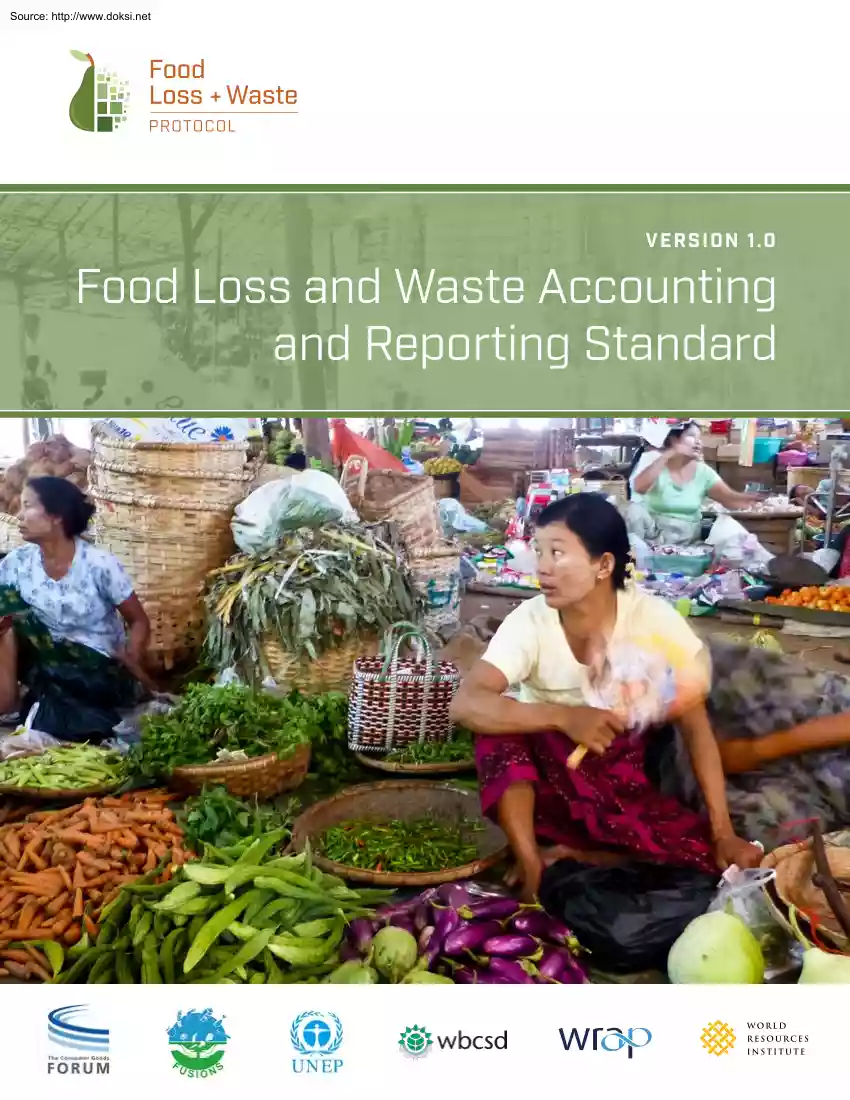 Food Loss and Waste Accounting and Reporting Standard