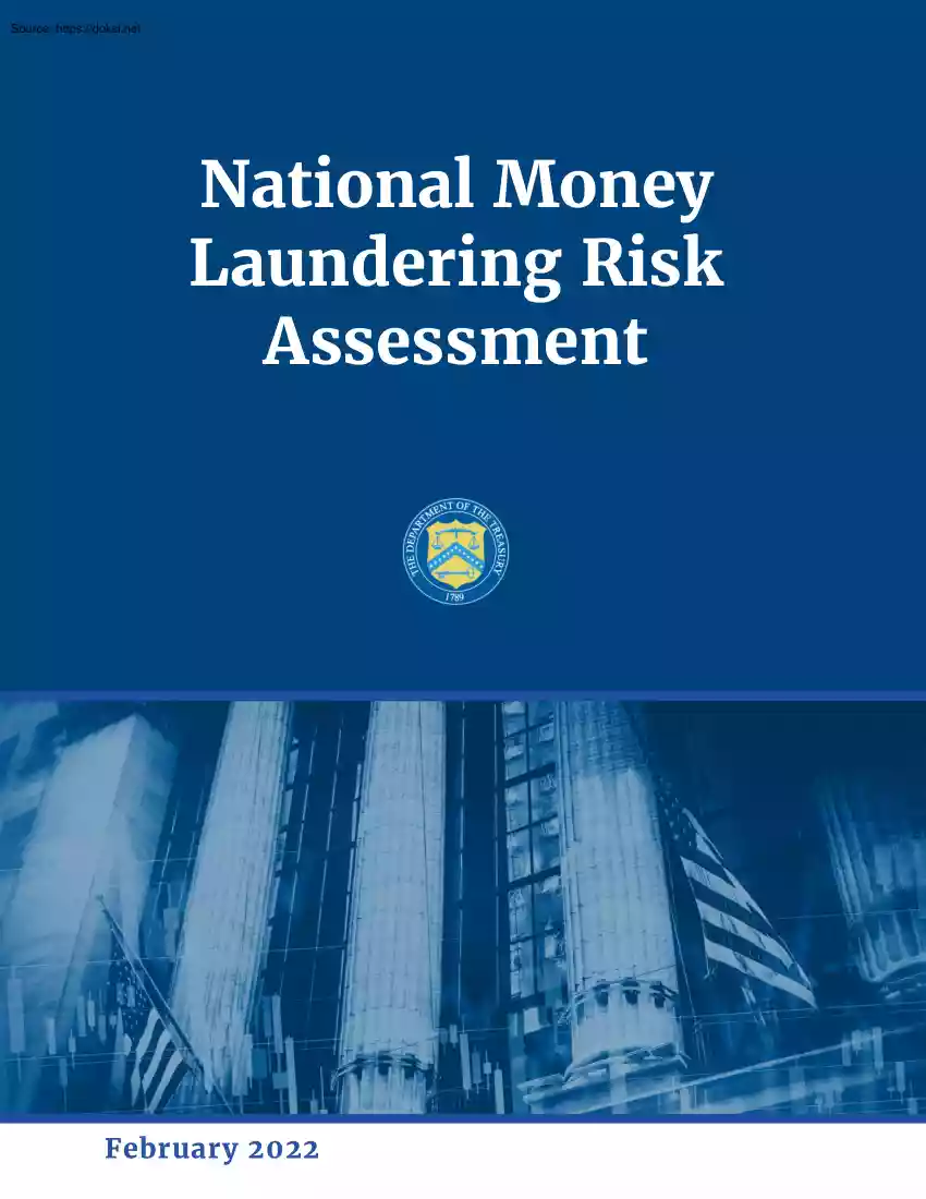 National Money Laundering Risk Assessment