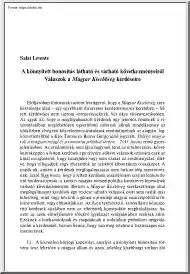 Salat Levente - A könnyített honosítás látható és várható következményeiről, Válaszok a Magyar Kisebbség kérdéseire