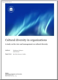 Holmgren-Jonsson - Cultural Diversity in Organizations