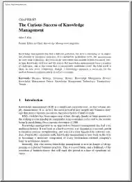 AIan S. Kay - The Curious Success of Knowledge Management