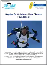 Skydive for Childrens Liver Disease Foundation