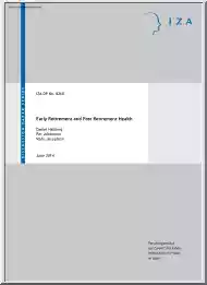 Hallberg-Johansson-Josephson - Early Retirement and Post Retirement Health