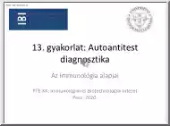 Autoantitest diagnosztika