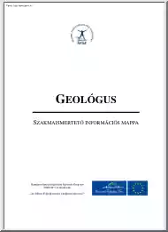 Geológus, szakmaismertető információs mappa
