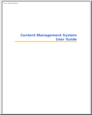 Content Management System User Guide