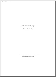Helmut Schwichtenberg - Mathematical Logic