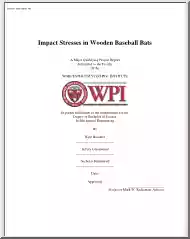 Impact Stresses in Wooden Baseball Bats