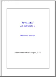 Iványi Antal - Informatikai
