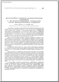 Libor-K. Gráber - Karbamiddal érintkező montmorillonitok vizsgálata