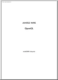 Juhász Imre - OpenGL
