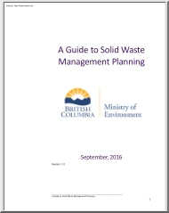 A Guide to Solid Waste Management Planning