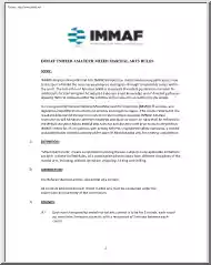 IMMAF Unified Amateur Mixed Martial Arts Rules