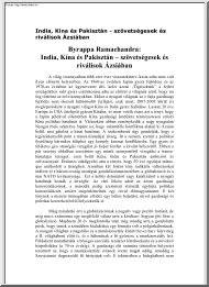 Byrappa Ramachandra - India, Kína és Pakisztán, szövetségesek és riválisok Ázsiában