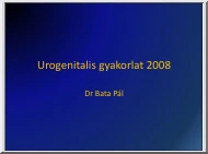 Dr. Bata Pál - Urogenitalis gyakorlat