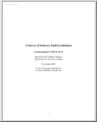 Wong-Debroy - A Survey of Software Fault Localization