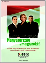Magyarország a magyaroké - A Jobbik európai parlamenti választási programja, 2009